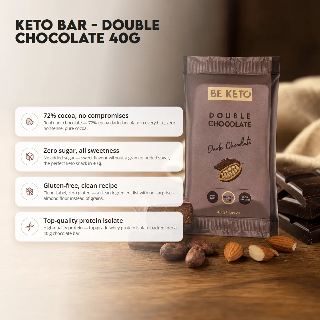 Keto Bar – Double Chocolate 40g