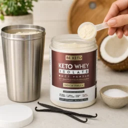 Keto Whey Isolate + MCT – French Vanilla 300g