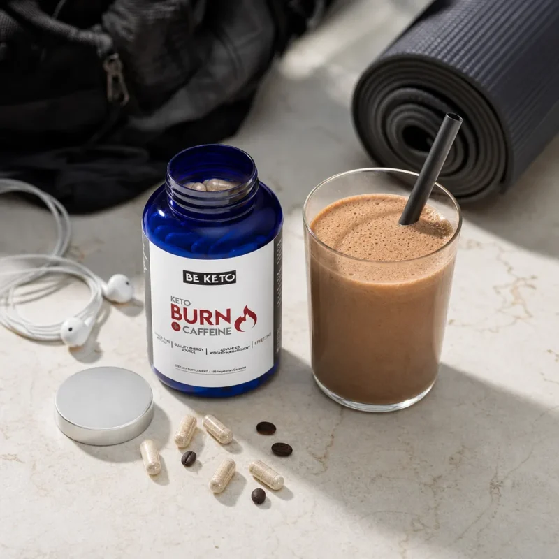 Keto Burn + Caffeine – 180 Capsules