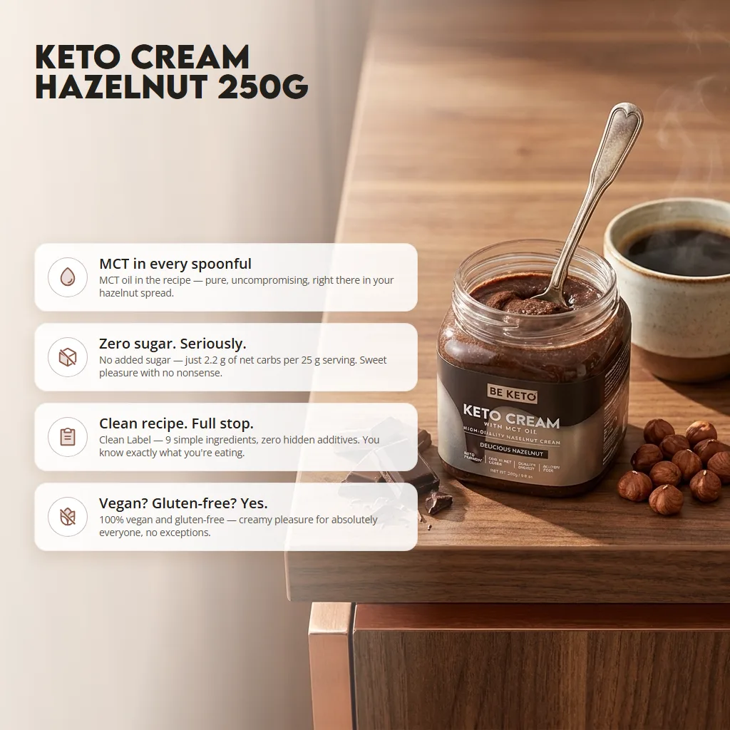 Keto Cream – Delicious Hazelnut 250g