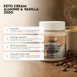 Keto Cream – Almond & Vanilla 250g