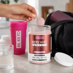 Keto Whey Isolate + MCT – Fresh Strawberry 300g