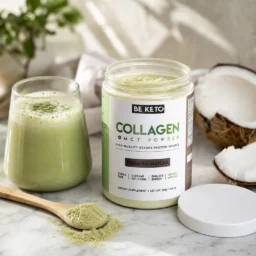 Keto Collagen + MCT Oil – Organic Matcha 300g