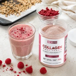 Keto Collagen + MCT Oil – Wild Raspberry 300g