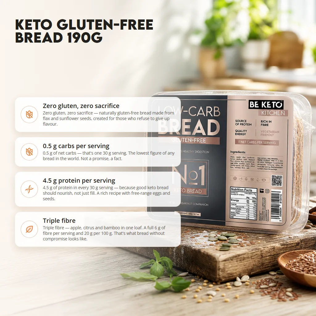 Keto Gluten Free Bread 190g