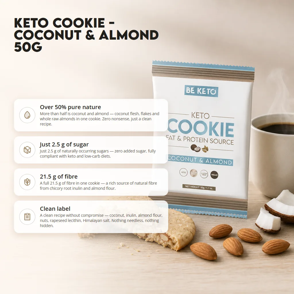 Keto Cookie Coconut & Almond 50g
