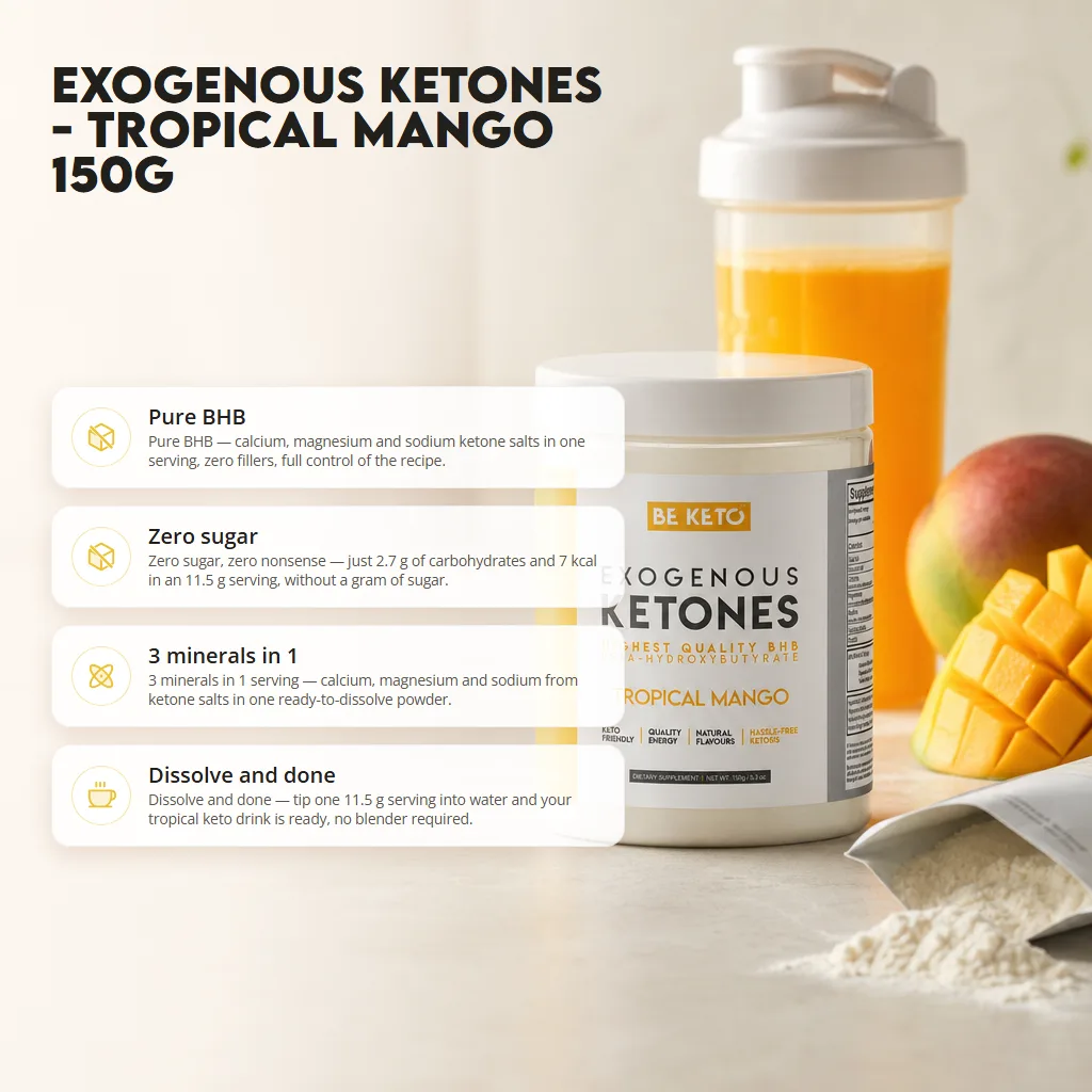 Exogenous Ketones – Tropical Mango 150g