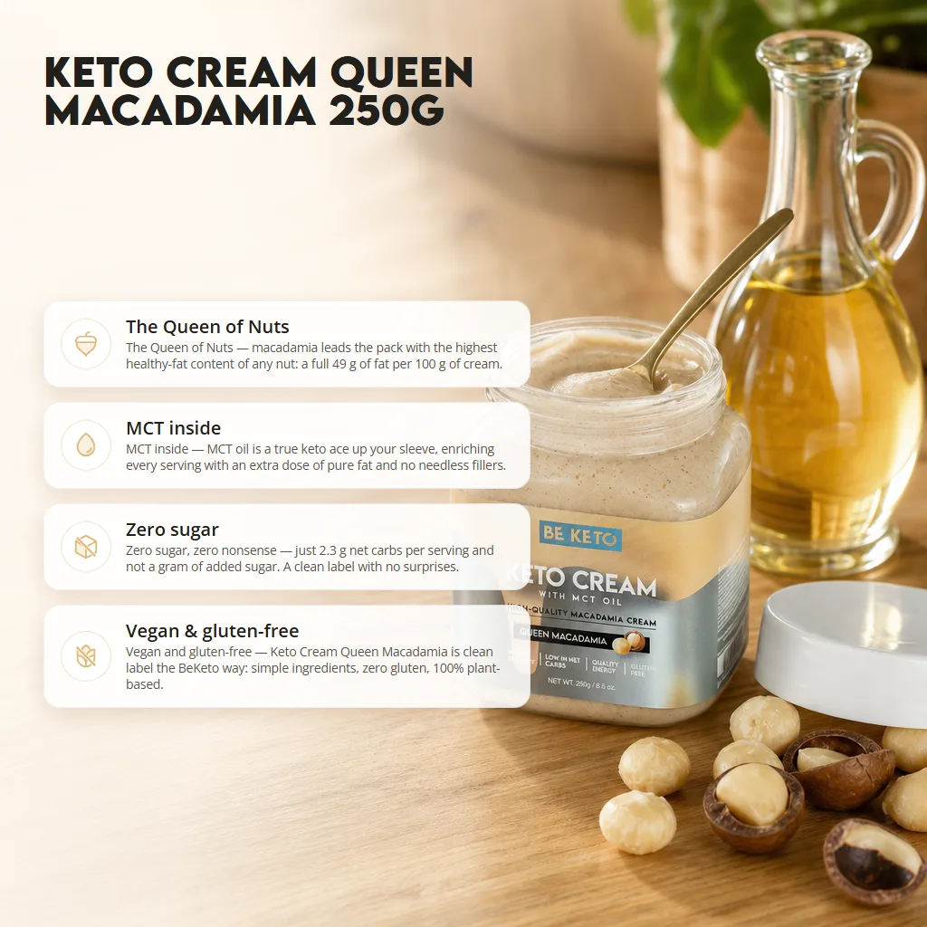 Keto Cream – Queen Macadamia 250g