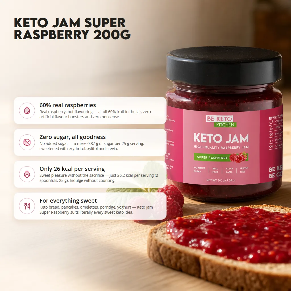 Keto Jam – Super Raspberry 200g