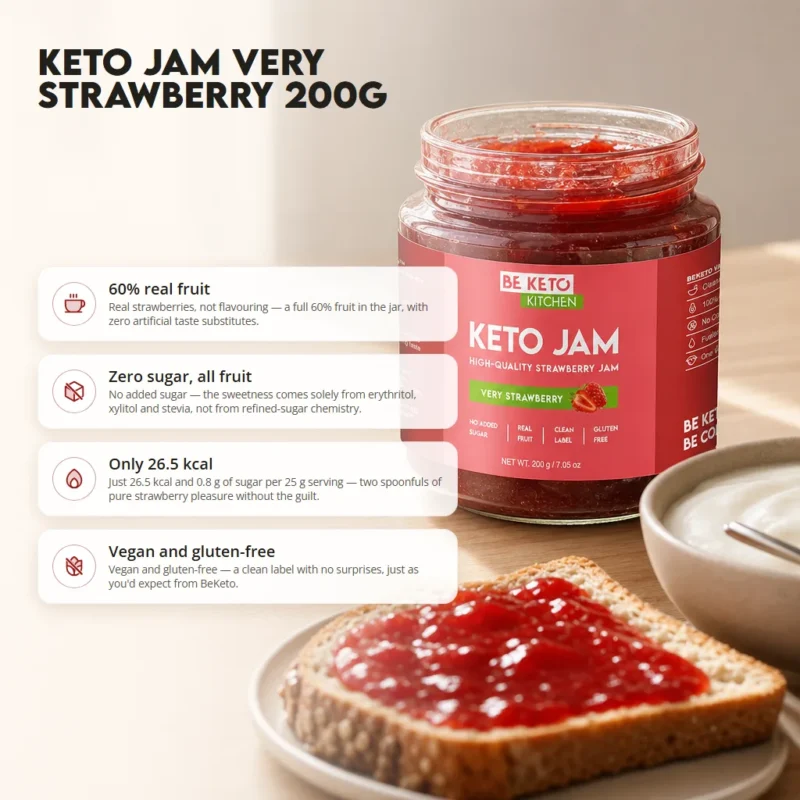 Keto Jam – Very Strawberry 200g