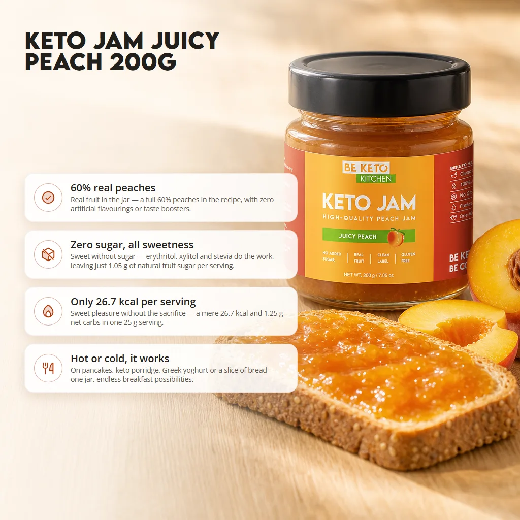 Keto Jam – Juicy Peach 200g