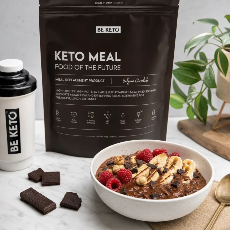 Keto Meal – Belgian Chocolate 700g – Lifestyle 1 Keto Meal – Belgian Chocolate 700g