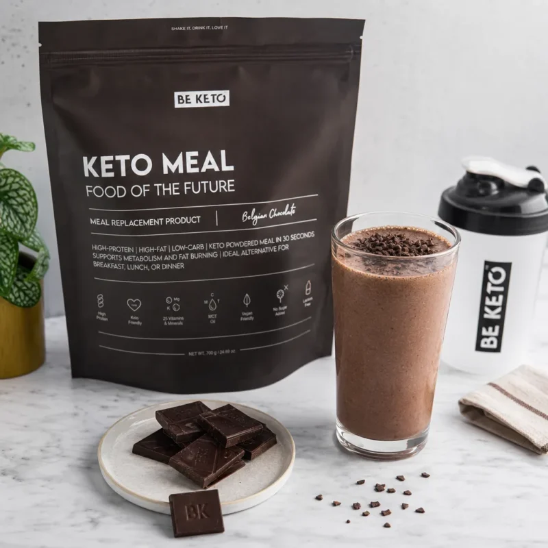 Keto Meal – Belgian Chocolate 700g – Lifestyle 2 Keto Meal – Belgian Chocolate 700g
