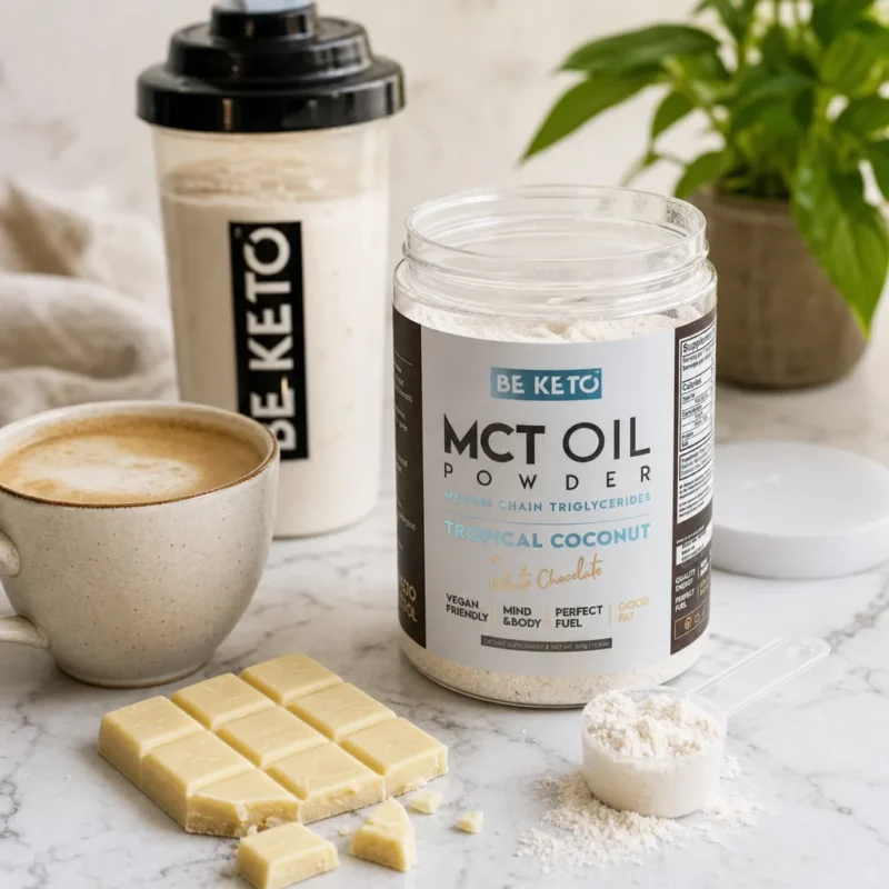 MCT Oil Powder – Coconut & White Chocolate 300g
