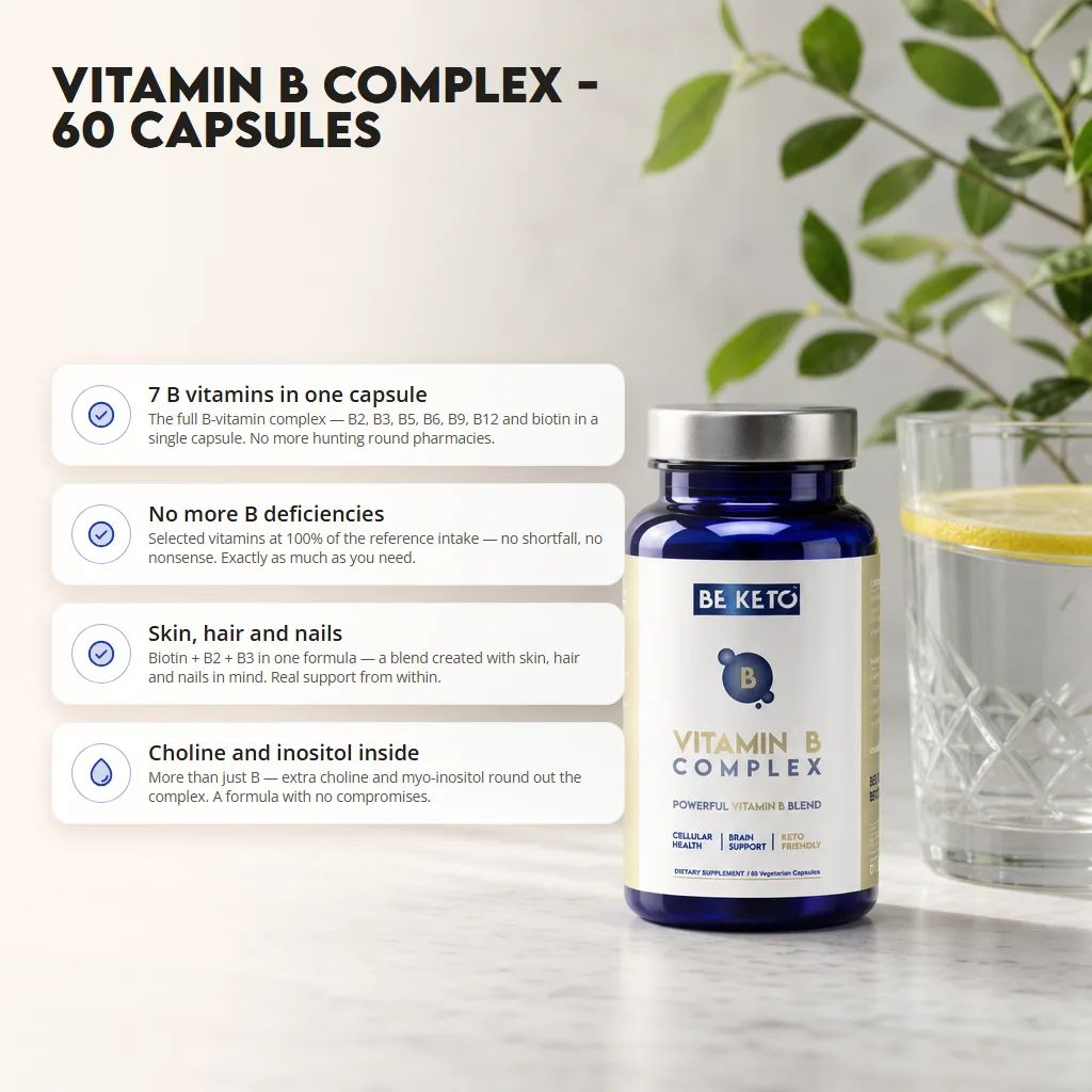 Vitamin B Complex – 60 Capsules