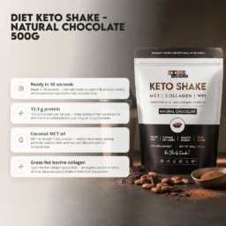 Diet Keto Shake – Natural Chocolate 500g