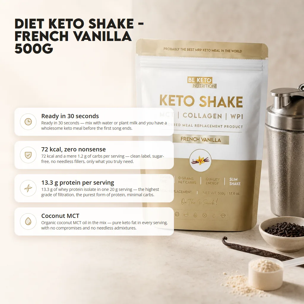 Diet Keto Shake – French Vanilla 500g