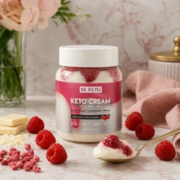 Keto Cream – White Chocolate & Raspberry 250g