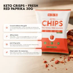 Keto Chips – Fresh Red Paprika 30g