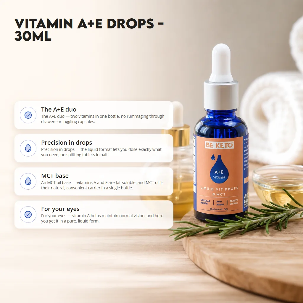 Vitamin A+E in Drops – 30ml