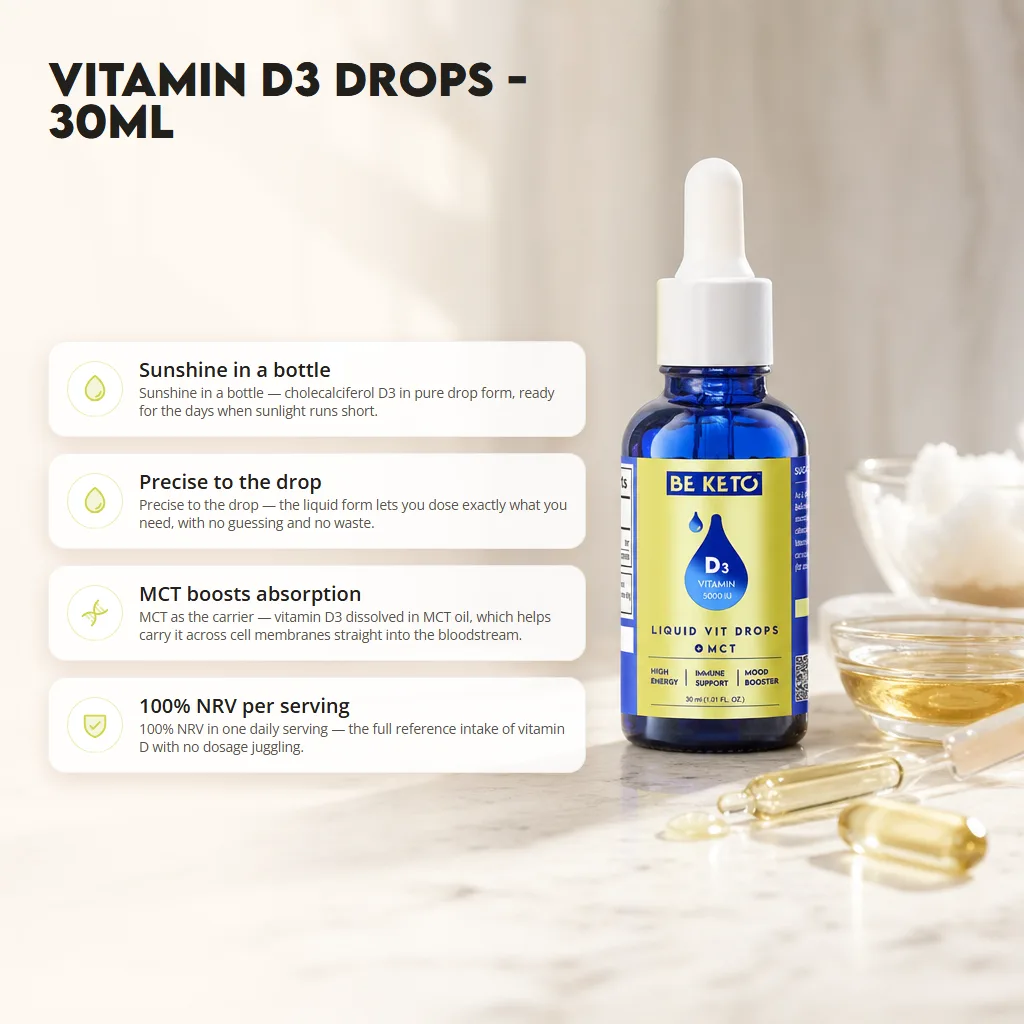Vitamin D3 in Drops – 30ml