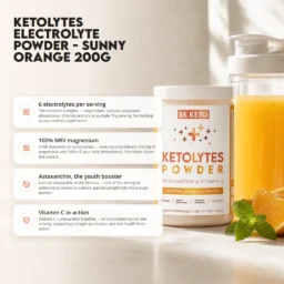 Keto Electrolytes Powder – Sunshine Orange 200g