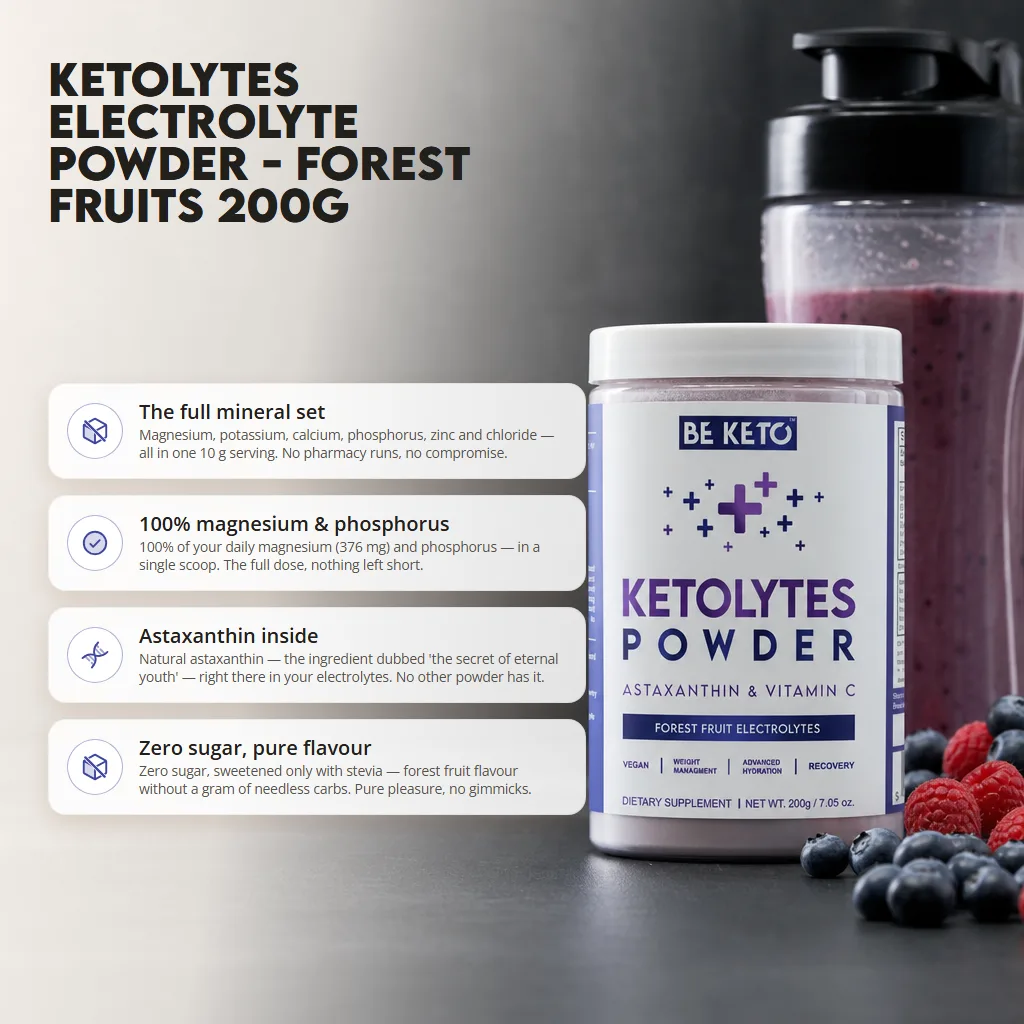Keto Electrolytes Powder – Forest Fruit 200g