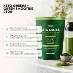 Keto Greens – Green Cocktail 250g – Benefit Keto Greens – Green Cocktail 250g