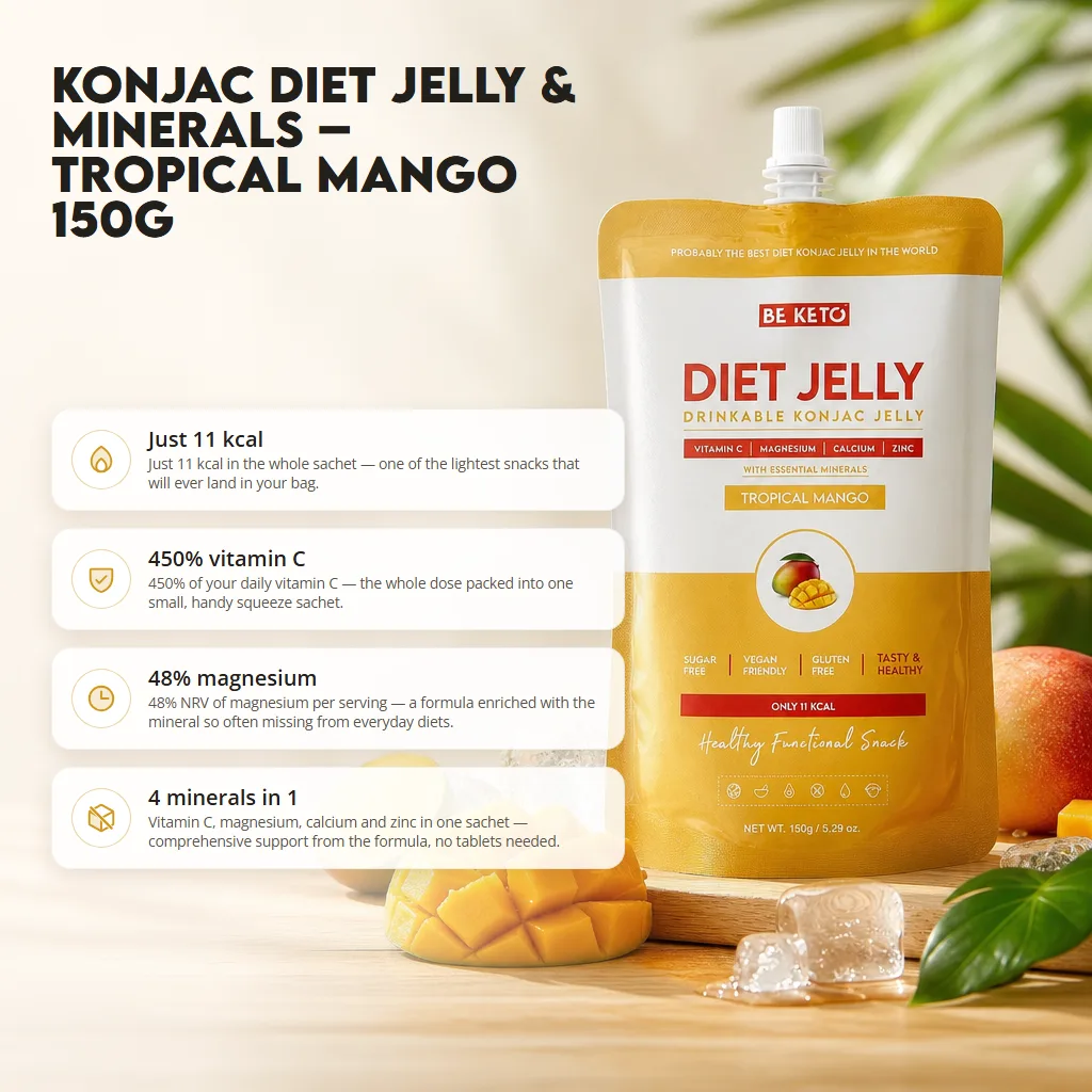 Diet Jelly Konjac & Minerals – Tropical Mango 150g
