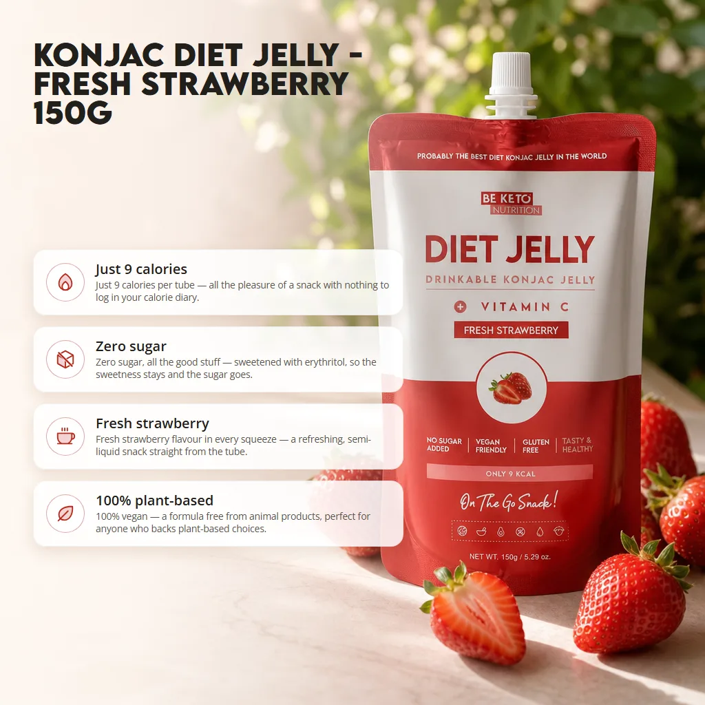 Diet Jelly Konjac – Fresh Strawberry 150g