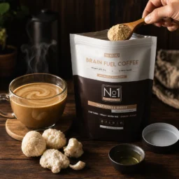 Instant Coffee – Brain Fuel (MCT Oil & Lion’s Mane) – French Vanilla 250g