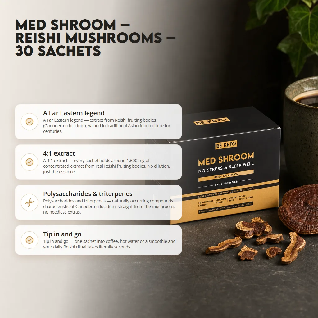 Med Shroom – Reishi Mushrooms – 30 sachets