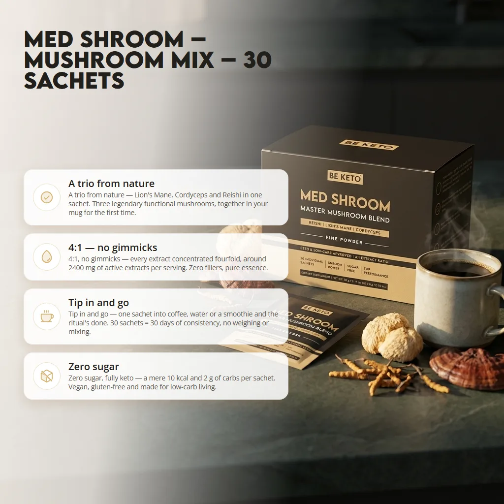 Med Shroom – Mixed Mushrooms – 30 sachets
