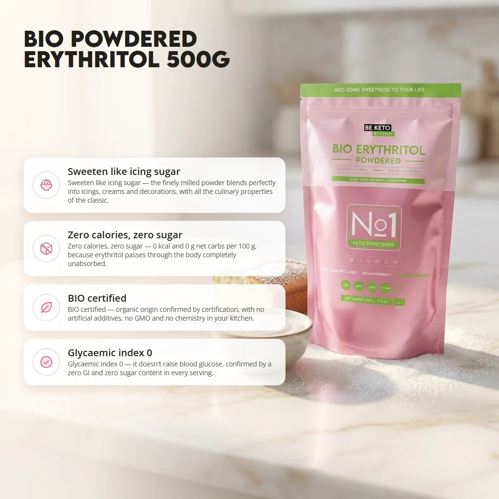 Organic Erythritol Powder 500g