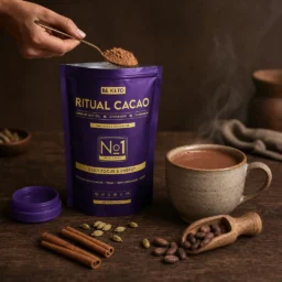 Ceremonial Cacao – Ritual (MCT Oil & Acacia Fibre) – Cinnamon & Cardamom 250g