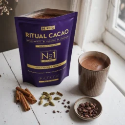 Ceremonial Cacao – Ritual (MCT Oil & Acacia Fibre) – Cinnamon & Cardamom 250g