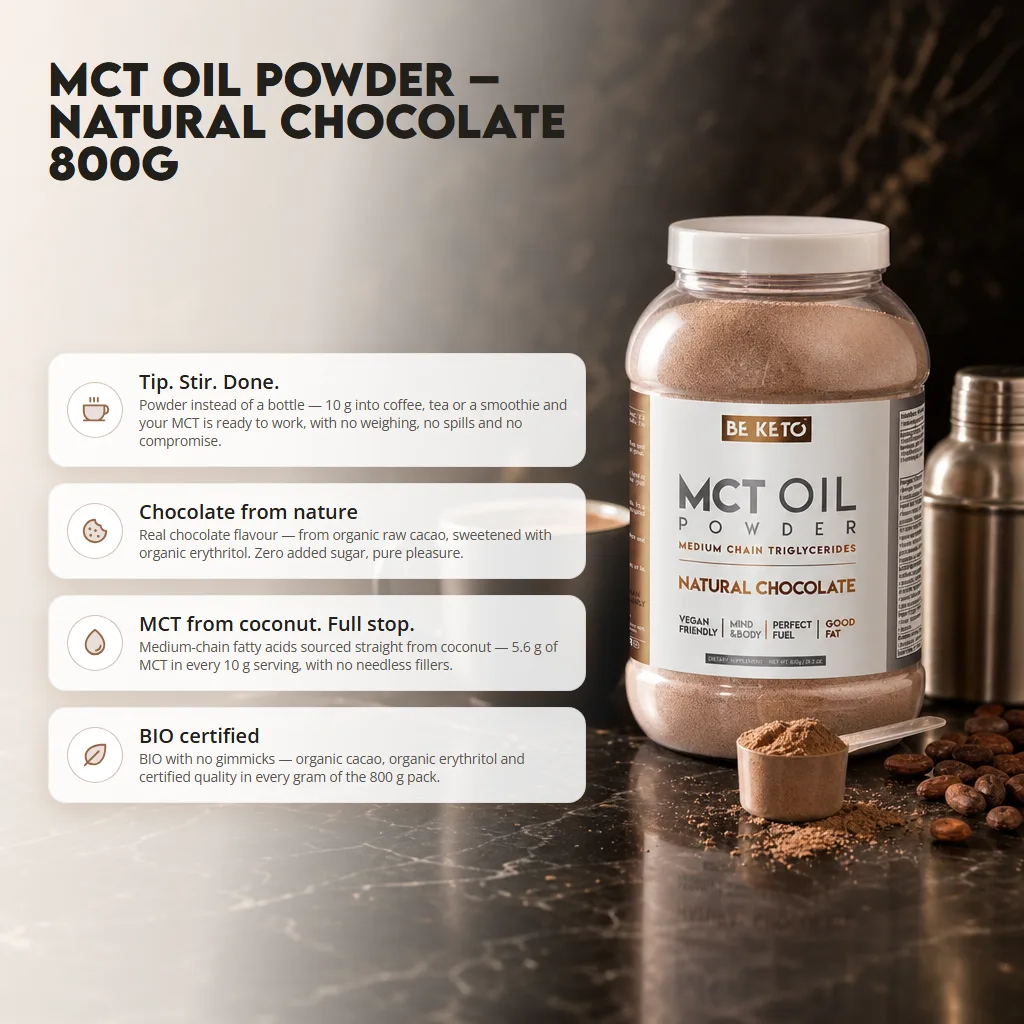 MCT Oil Powder – Natural Chocolate 800g