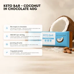 Keto Bar – Chocolate covered Coconut 40g