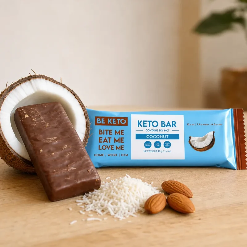 Keto Bar – Chocolate covered Coconut 40g