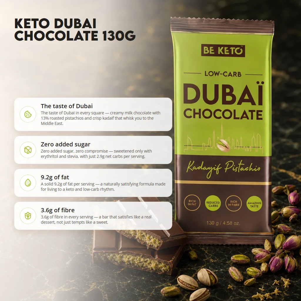 Keto Dubai Chocolate 130g