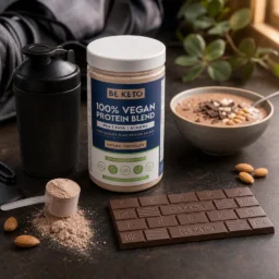Vegan Protein – Natural Chocolate 500g – Lifestyle 2 Vegan Protein – Natural Chocolate 500g