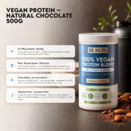 Vegan Protein – Natural Chocolate 500g – Benefit Vegan Protein – Natural Chocolate 500g