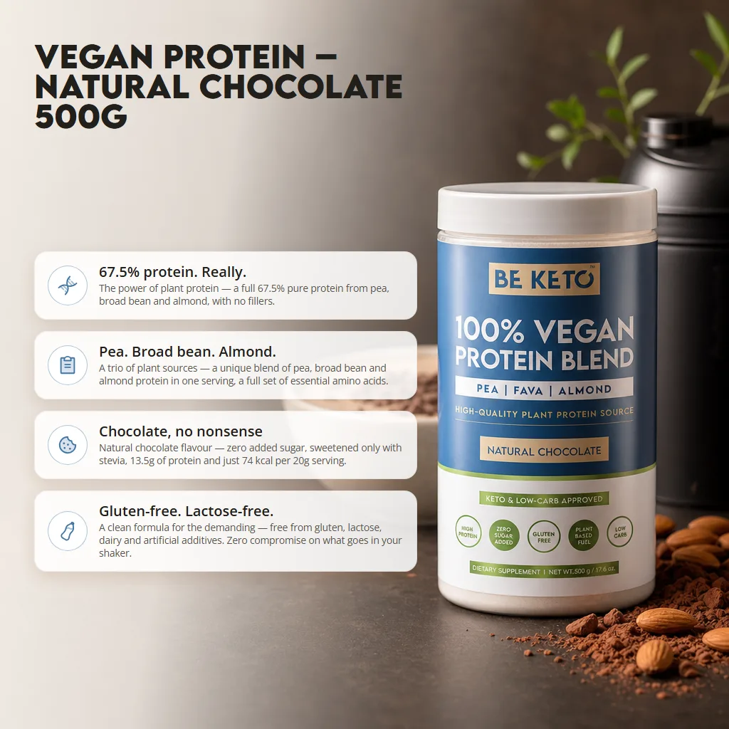Vegan Protein – Natural Chocolate 500g