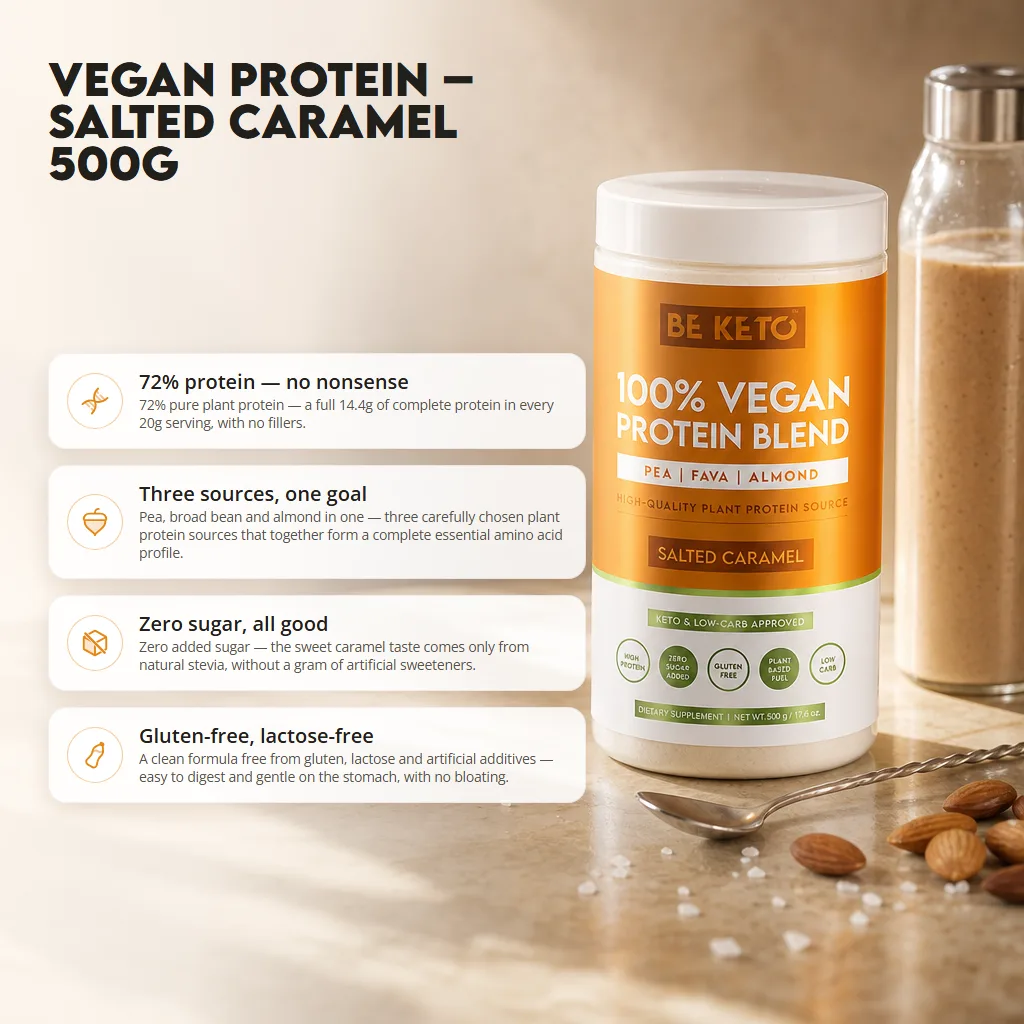 Vegan Protein – Salted Caramel 500g