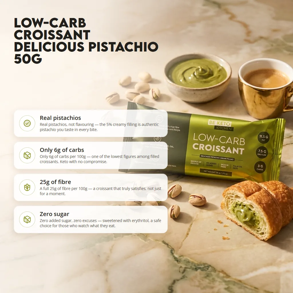 Low-Carb Croissant Delicious Pistachio 50g