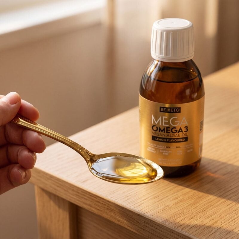 Mega-Omega-3-lifestyle-2.jpg MEGA Omega 3 Vegan – Algae Oil Lemon 150ml