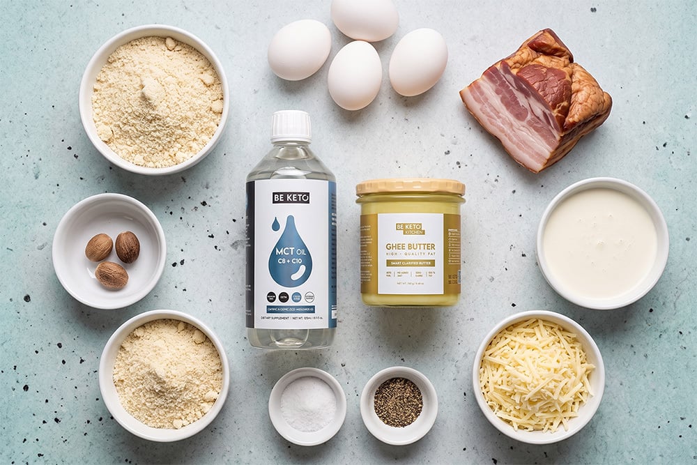 keto quiche lorraine ingredients