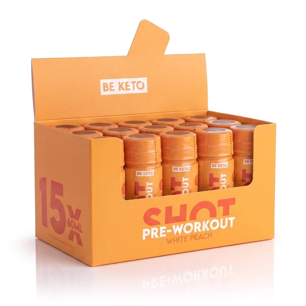 Preworkout Shot – White Peach – Set of 15 x 60ml