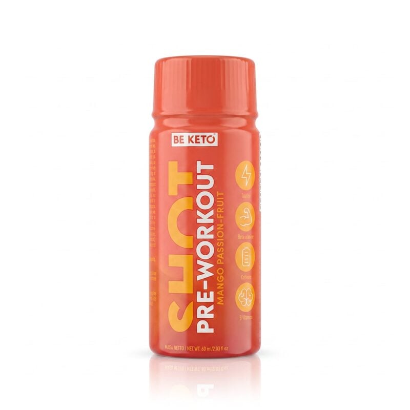 Preworkout Shot – Mango & Passion Fruit – Set of 15 x 60ml