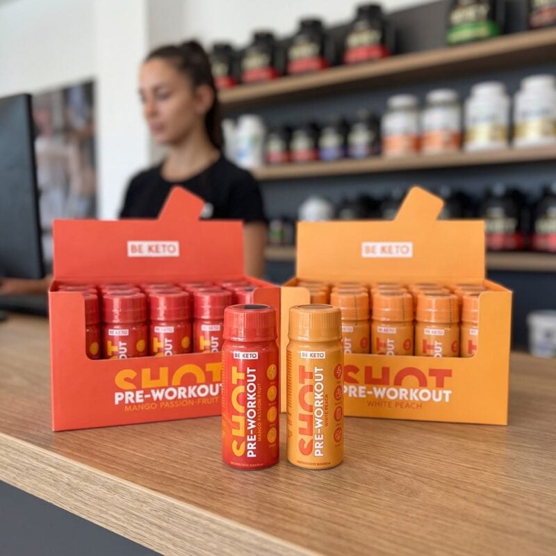 Preworkout Shot – Mango & Passion Fruit – Set of 15 x 60ml